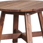 Стол круглый деревянный садовый Ойвинд, венге