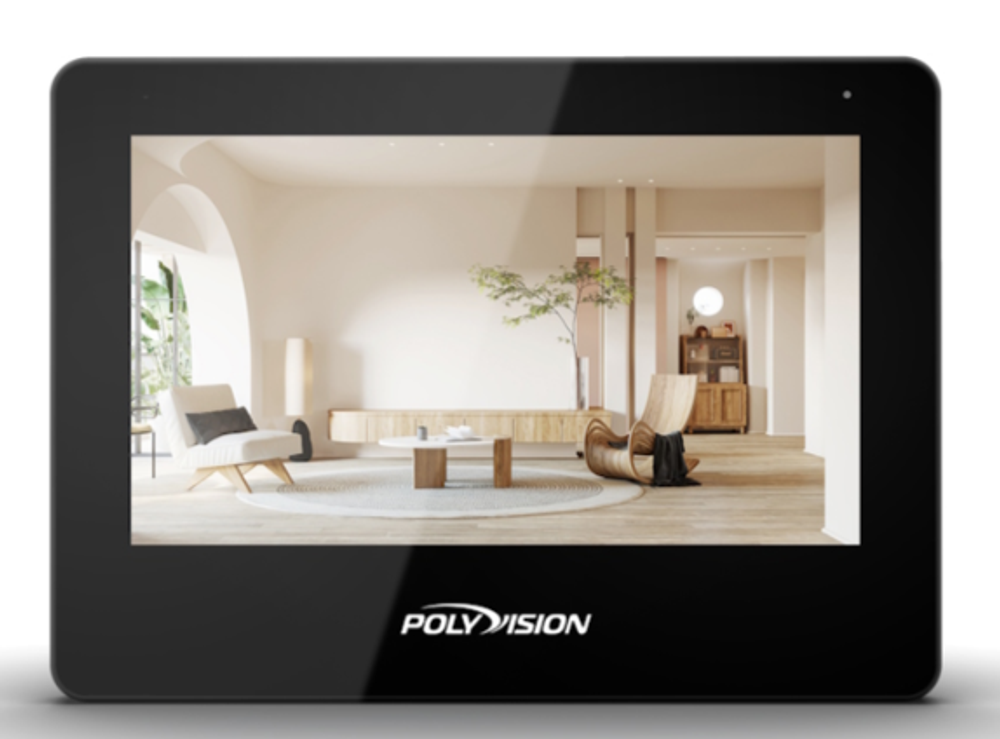 PVD-IP07FW black  7" IP видеодомофон (черный)