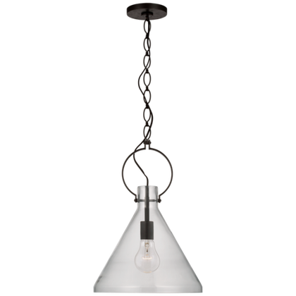 Светильник Visual Comfort Limoges Medium Clear Glass Pendant (Open Box)