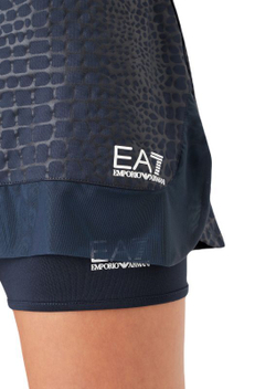 Теннисная юбка EA7 Woman Jersey Skirt - fancy navy blue