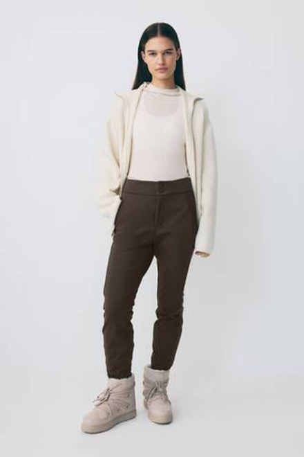 H&M Лыжные штаны Furry, коричневый