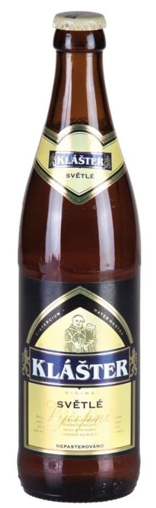 Пиво Клаштер Светлое / Klaster Svetle 0.5 - стекло