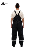 Костюм мужской зимний «СЕВЕРНАЯ ШИРОТА» (куртка+брюки) цв.черный/красный