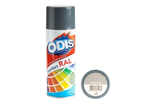 Краска-спрей ODIS сигнальный серый №7004 450мл (12)