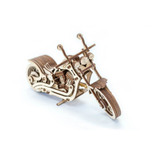 Мотоцикл Крузер (Cruiser) (EWA) - Деревянный конструктор, сборная модель, 3D пазл