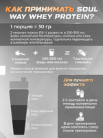 Протеин сывороточный Soul Way со вкусом бисквит с карамелью / 900 гр 30 порций