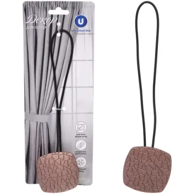 Подхват для штор на магните «Кутюрье розовое золото» 6*6см