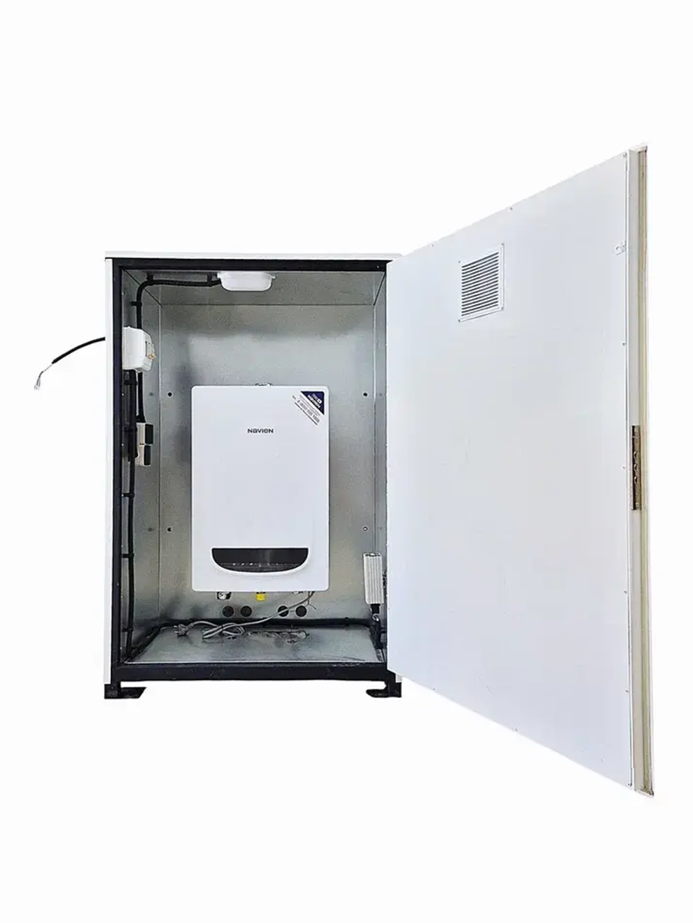 Комплект котел настенный NAVIEN Deluxe C-24k COAX + термобокс наруж. размещения + коаксиальная труба