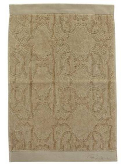 Полотенце 100х150 Roberto Cavalli Logo sand светло-коричневое