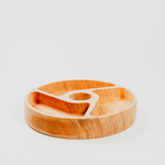 Деревянная менажница с 4 отсеками из кедра