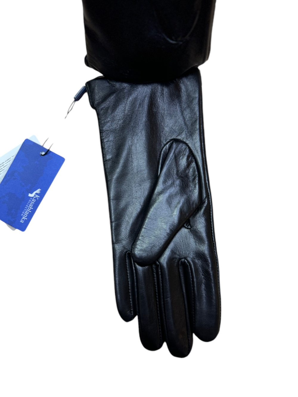 Перчатки.Мужские.Кожаные.Люкс качества. Подклад: трикотаж-шерсть.5 шт в упаковке.