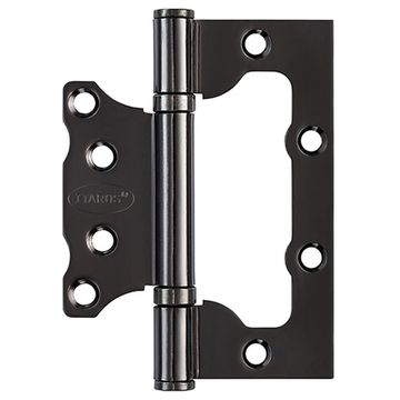 Петля дверная ИТАРОС без врезки 100x75x2 черный никель BN