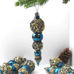 Набор украшений SHINE «Fairy tale» 14 см (6 шт.), night blue