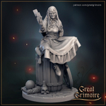 Ведьма Маг Волшебник Колдун Чародей Человек миниатюра для dnd, днд, pathfinder, фентези, Настольная игра, НРИ, Варгейм, РПГ