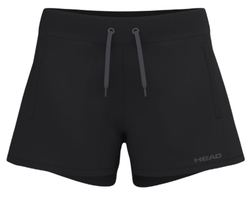 Шорты для девочки теннисные Head Girls Club Original - черный