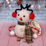 Снеговичок «В наушниках» 18*9*8 см