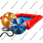 Бизнес-набор: Бассейн 7*7 м (1 шт), Водный шар ПВХ (4 шт), насос (1 шт)