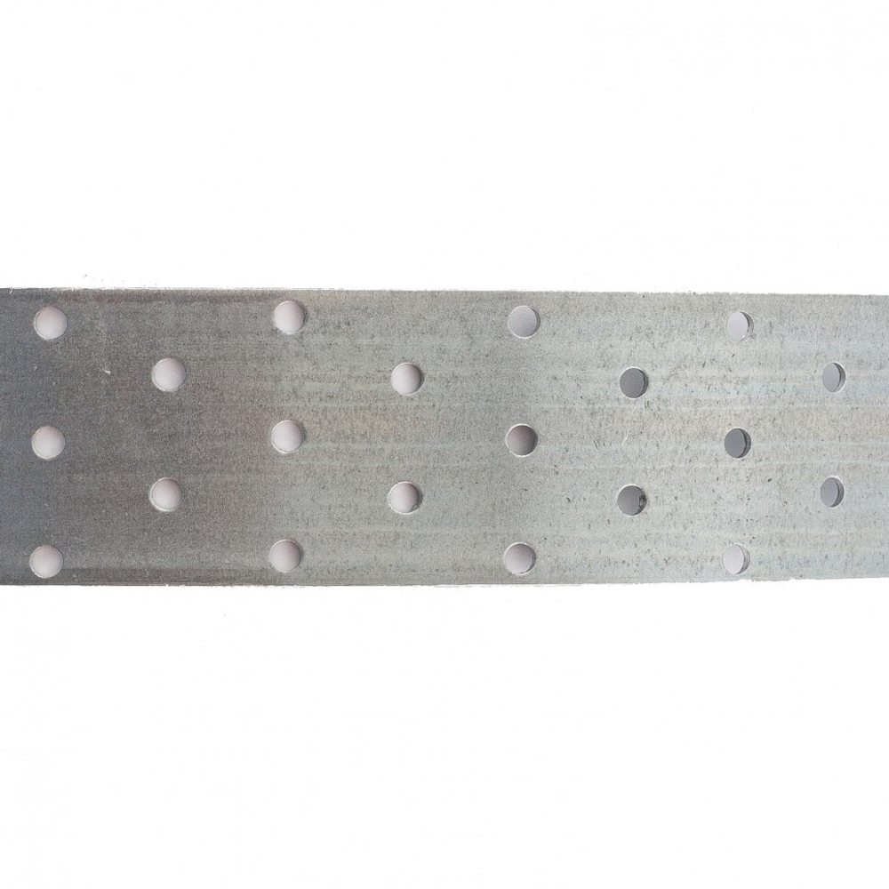 Лента перфорированная монтажная, 2 мм, LM 5см х 10 м, отвер. 4.5-5 мм, цинк Россия Сибртех