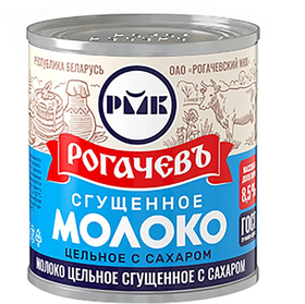 Сгущенное молоко Рогачевъ  ГОСТ 8.5%, 380 г