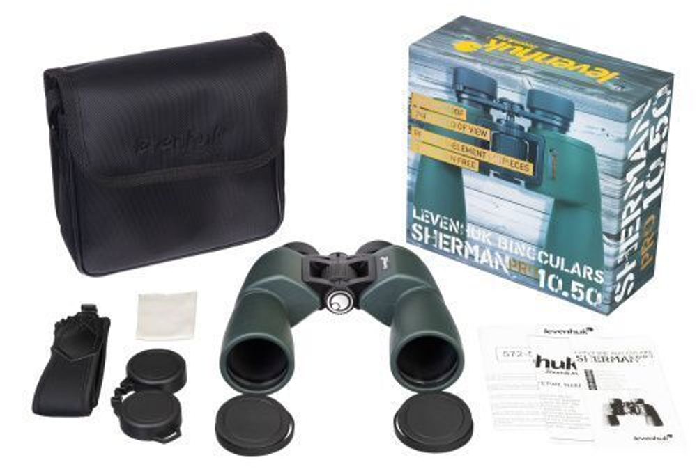 Бинокль Levenhuk Sherman PRO 10x50