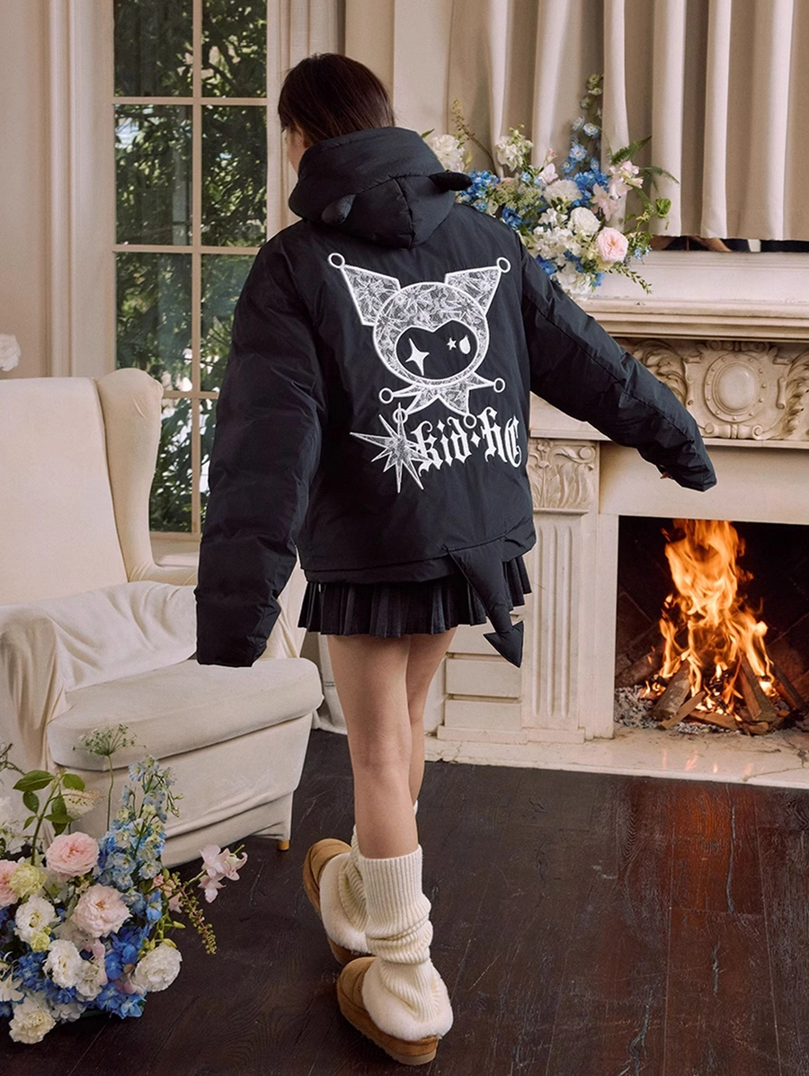 Куртка HARSHandCRUEL x SANRIO "Kuromi" Devil Horns Jacket