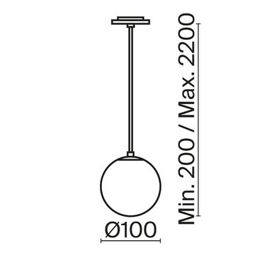 Подвесной светильник Technical P039PL-5W4K-10INS-B