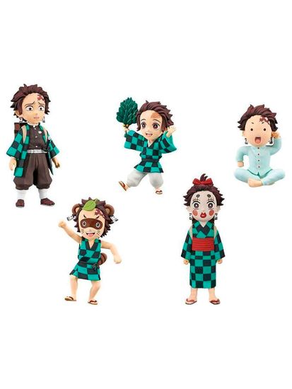 Фигурка Аниме Клинок рассекающий демонов WCF Tanjiro Kamado 7см 1шт.