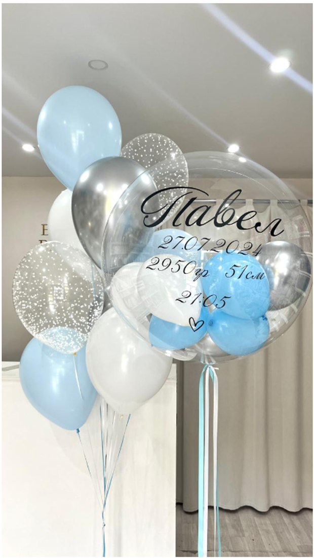 Шары на выписку №196