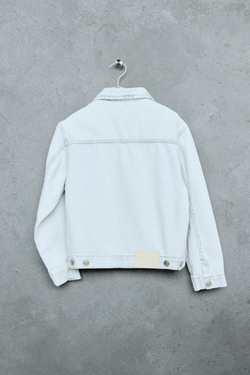 ZARA STORIESZ - ДЖИНСОВАЯ КУРТКА SUPER BLEACH, ГОЛУБОЙ