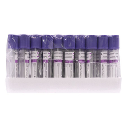 Пробирка вакуумная с ЭДТА К2 4 мл 13х75 мм, фиолетовая, Lab-Vac