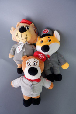 Набор 3 мягкие игрушки