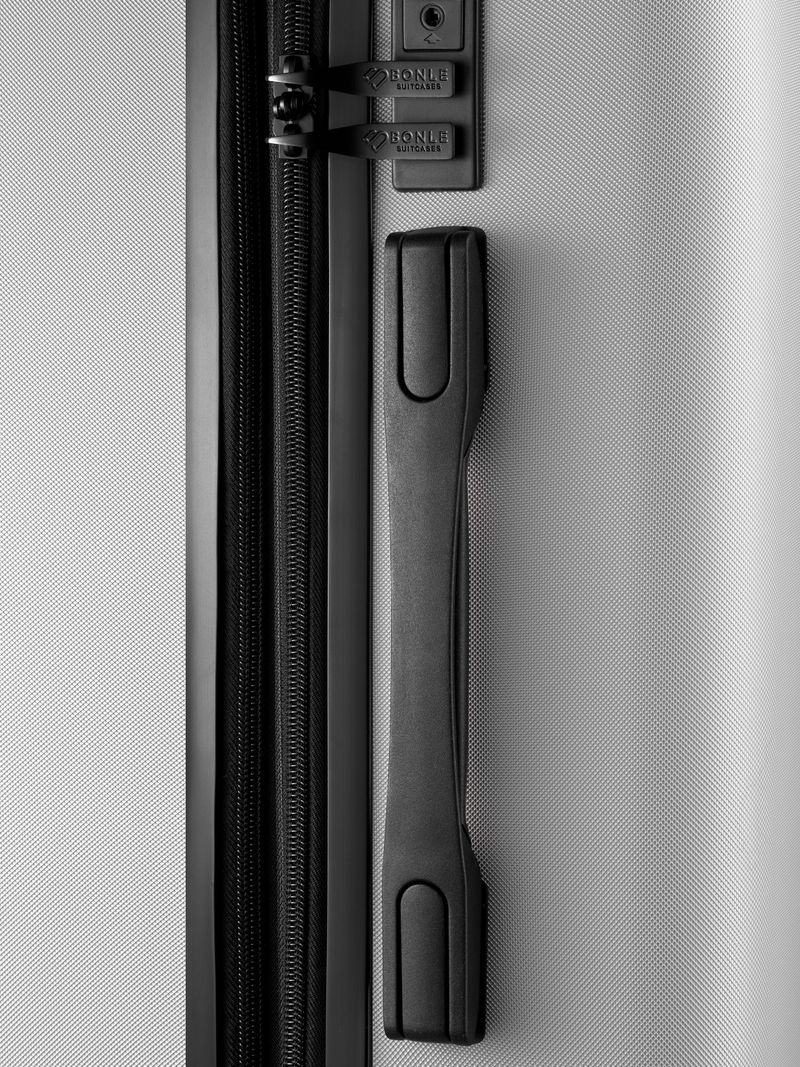 Чемодан Bonle размер L Серебристый