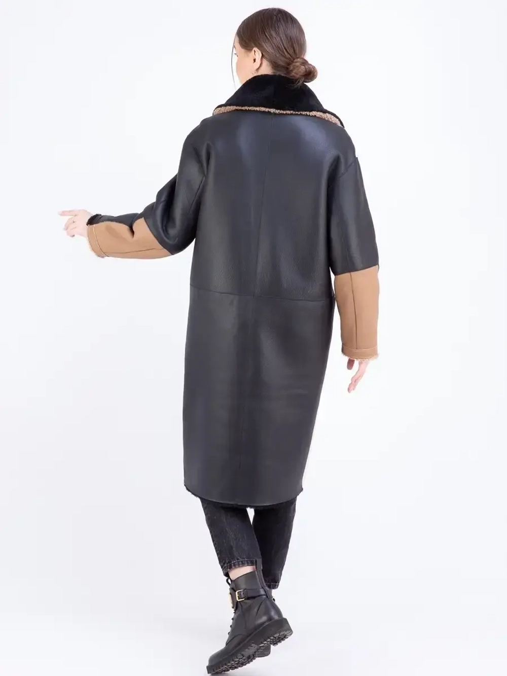 Шуба женская натуральная овчина Турция