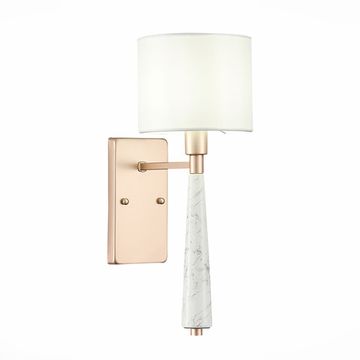 Светильник настенный 1*E14 SL1163.201.01 матовое золото/белый Vellino ST-Luce