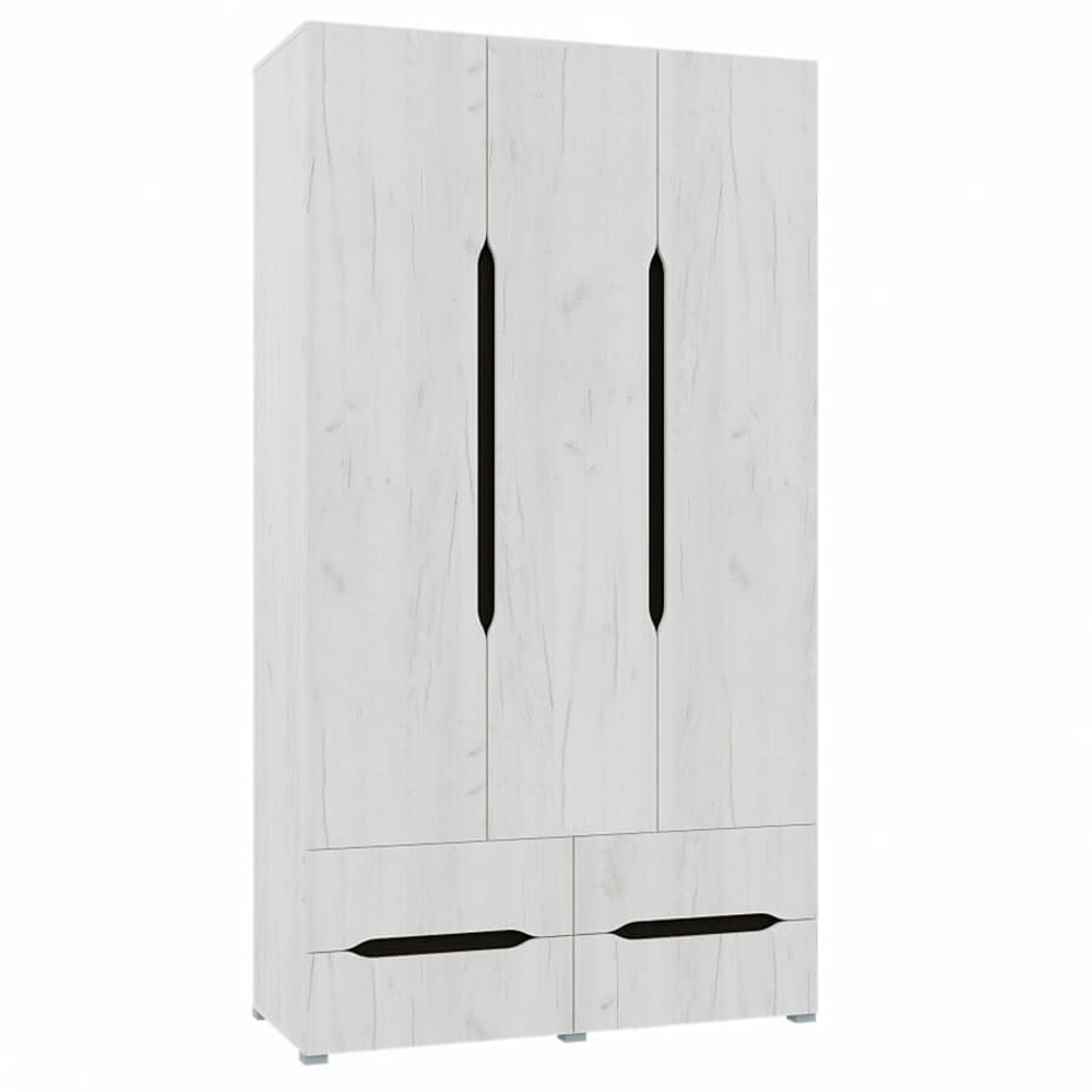 Вега (Горизонт) Шкаф трехдверный (с 4 ящиками)