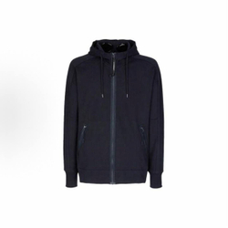 C.P. Company Goggle Zip Hoodie Dark Navy Blue