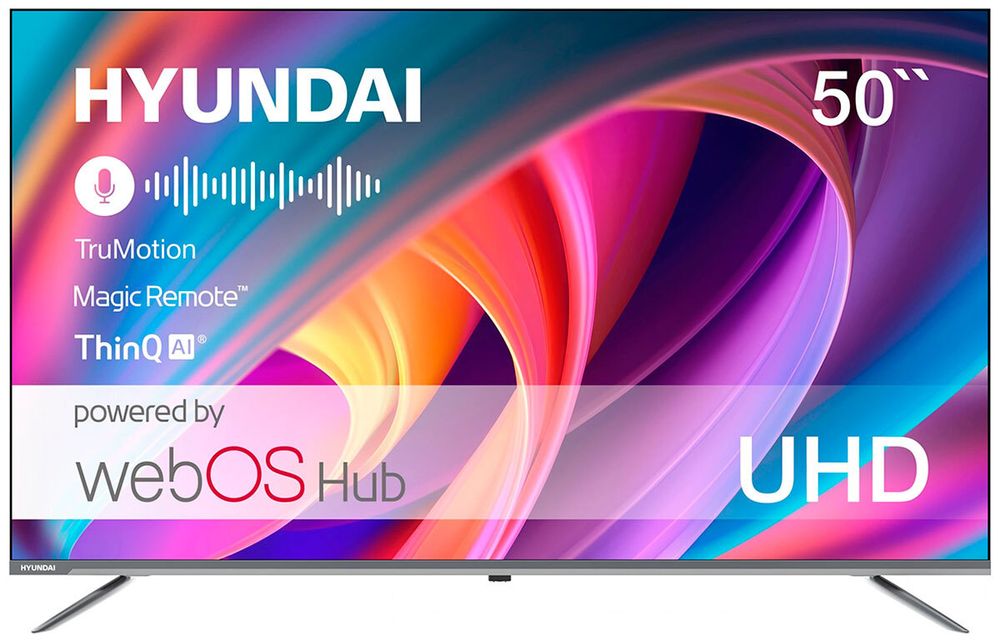 ЖК телевизор Hyundai H-LED50BU7100(UHD Smart,metal frameless)