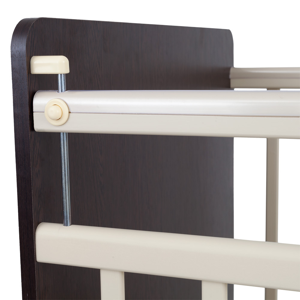 Кровать детская "Топотушки" 120*60 "ВАЛЕРИЯ" (арт.73) (венге/слоновая кость)