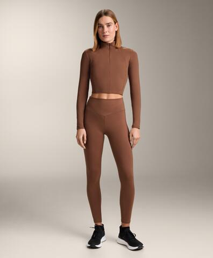 OYSHO Легинсы Evermove с высокой посадкой и длиной до щиколотки, рыжевато-коричневый