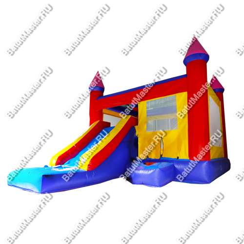 Детский надувной батут "Замок непосед 2" 4*4*3 м