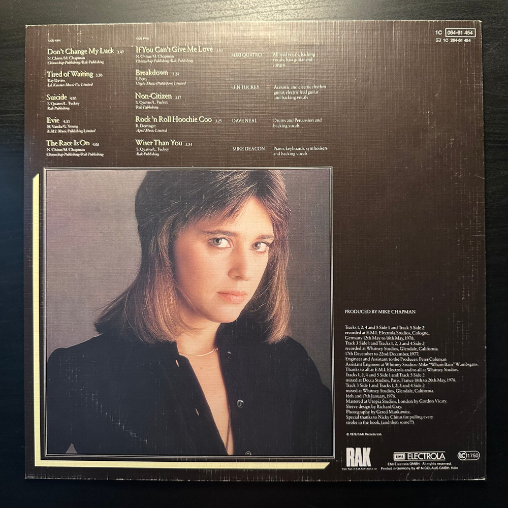 Suzi Quatro - If You Knew Suzi… (Германия 1978г.)