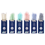 Ручка гелевая Alingar "Белый олень", 0,5 мм, черная, автоматическая, игольчатый наконечник, круглый цветной пластиковый корпус, карт. уп.