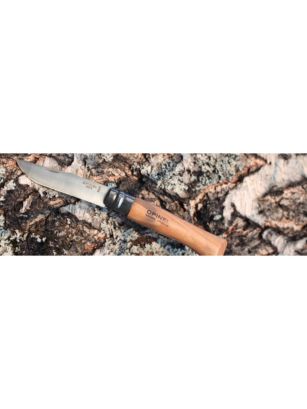 Нож Opinel №10, нержавеющая сталь, рукоять из бука, блистер, 001255