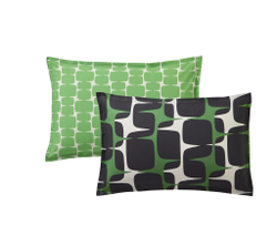 Постельное белье 1.5 спальное Blanc des Vosges Scion Living Lohko Menthe Scion Living зеленое