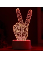 Светильник «Победа» LED RGB от сети 9.5×10×19 см RISALUX