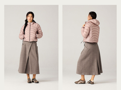 Пуховик Женский Hooded Insulated Down Jacket — 750 Fill Power