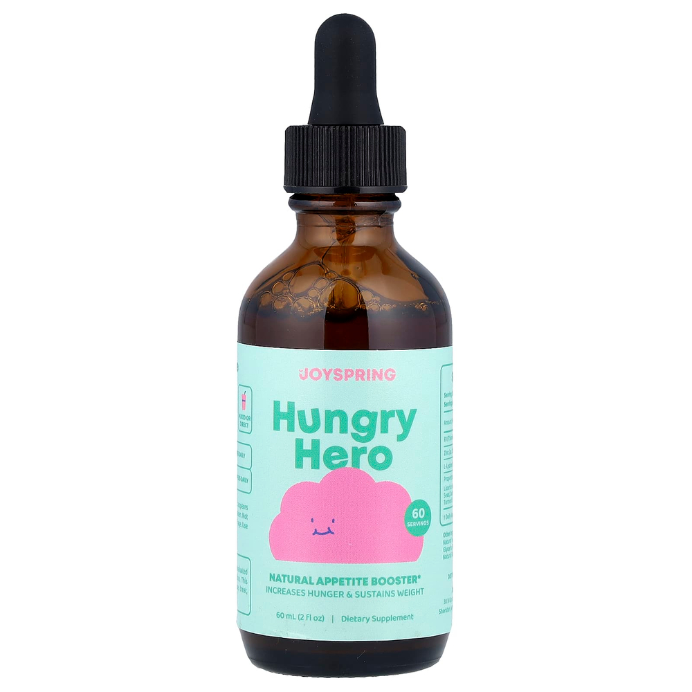 JoySpring, Hungry Hero, натуральное средство для повышения аппетита, 60 мл (2 жидк. унции)