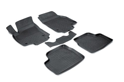Резиновые коврики с высоким бортом для Opel Astra G 1998-2009, Seintex.01554