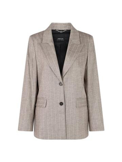 Marc Cain Блейзер в полоску со микропайетками