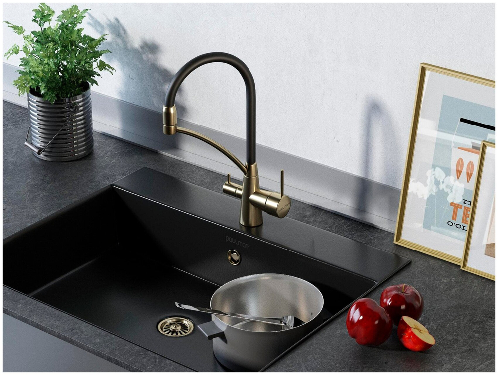 СМЕСИТЕЛЬ SIGEN 213111-BR БРОНЗА